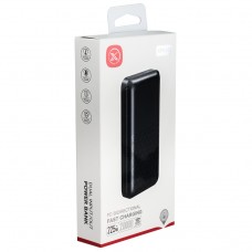 Внешний аккумулятор Power Bank XO Life NPR-002, 20000 mAh, USB/Type-C, QC 3.0+PD, дисплей, черный