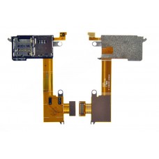 Шлейф для Sony Xperia M2 D2303/D2305+сим-флэш коннектор