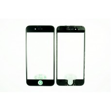 Стекло для Iphone 6+рамка+OCA клей black
