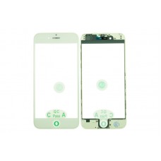 Стекло для Iphone 6+рамка+OCA клей white