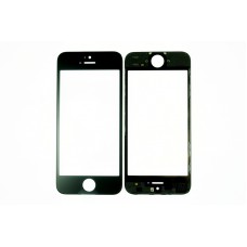 Стекло для Iphone 5+рамка+OCA клей black ORIG