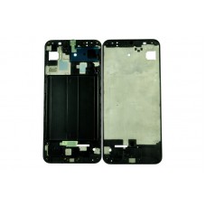 Рамка дисплея/средняя часть для Samsung SM-A505/A50(2019) black металлическая ORIG