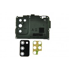 Стекло камеры для Samsung A025/A02s/A037/A03s с рамкой