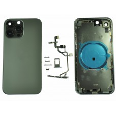 Корпус для iPhone XR в виде iphone 14 Pro grey+шлейф кнопок вкл/громкости+sim holder