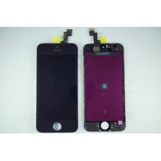 Дисплей (LCD) для iPhone 5S/SE+Touchscreen black AAA (Tianma)