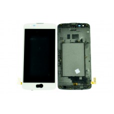Дисплей (LCD) для LG K8/K350e LTE+Touchscreen в рамке white