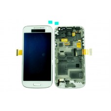 Дисплей (LCD) для Samsung i9192i/i9195i+Touchscreen white в рамке ORIG