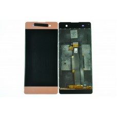 Дисплей (LCD) для Sony Xperia XA F3111/F3112+Touchscreen pink ORIG