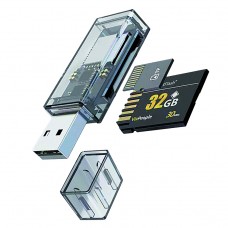 USB Карт-ридер для micro SD/SD Walker WCD-70