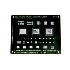 Трафарет BGA IC Mijing T-0,12mm OV-3 Oppo/Realme A3/A1/A73/A79/A83/R11/R15/Vivo X20/X20i/Y75 MT6771/MT6763/SDM660 CPU