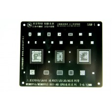 Трафарет BGA IC Mijing T-0,12mm Sam-1 C7010/J610/C7/J3/J5/A5 MSM8916/MSM8953/SM5703 B01-AB CPU