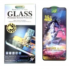 Защитное бронь стекло для iPhone X/XS/iPhone 11 Pro 5D Full Glue white