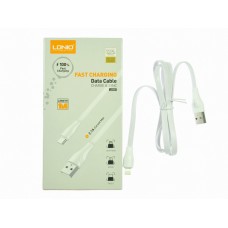Кабель USB для iPhone Lightning LDNIO LS551 плоский