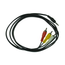 Провод aux TELECOM 3.5 Jack (M) / 3xRCA (M)(тюльпаны),видео, стерео 1.5 м