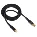 Кабель Type C-Lightning Walker C950 PD 30W 1M плетеный черный