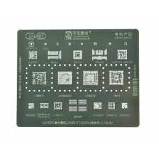 Трафарет BGA IC Amaoe 0,12mm U-UNI1 SGM41512/2233/UMW2651/BGA221/BGA153/BGA254/UMP510G/UMP51065/UIS8910/UMS9230H/UMS512T/R818/SR3595D/RR88643-21/RPM6743-31/UIP8910/BGA200/UMW2652/RR88916/SR3595D/UMS512T/9230H