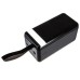 Внешний аккумулятор Power Bank PR-160, 20Вт, 80000 mAh, поддержка QC+PD, дисплей, фонарик черный