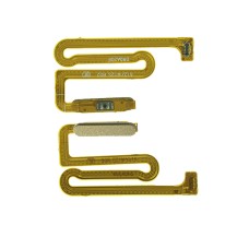 Шлейф для Samsung SM-A125/A127/A135/M127/M12+кнопка включения без сканера отпечатка gold