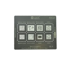 Трафарет BGA IC Amaoe 0,12mm MQ6 Snapdragon 4 Gen2/SM4450/Snapdragon 6 Gen1/SM6450/Snapdragon 8 Gen3/SM8650/9200/MT6985W/MT6781V/1050/MT6879V/BGA496/MT8781V