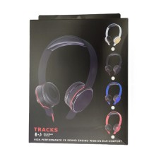 Стереонаушники Tracks накладные красные
