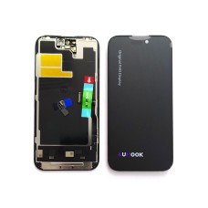 Дисплей (LCD) для iPhone 14 PRO+Touchscreen black (Soft OLED AUMOOK JN)