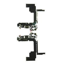 Шлейф для iPhone 15 Pro с разъемом заряд black (все компоненты) AAA