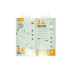 Кабель USB для iPhone Lightning LDNIO LS34 плоский