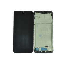 Дисплей (LCD) для Samsung SM-A165F/A166B/A16 4G/A16 5G+Touchscreen black OLED в рамке full size (полноразмерная матрица)