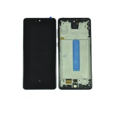 Дисплей (LCD) для Samsung SM-A736F/A73 5G+Touchscreen black OLED в рамке