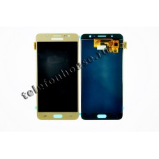 Дисплей (LCD) Samsung SM-J510 J5(2016)+Touchscreen gold in-cell