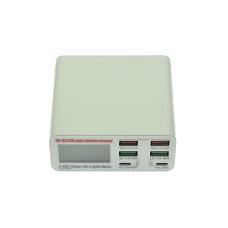Зарядная станция WLX-896P 87W с дисплеем PD1 5V 3A, 9V 3A, 12V 3A, 15V 3A, 20V 2.25A, PD2 45W Quick charger 3.0, 5v 3A, 9V 2A, 12V 1.5A, USB 5V 2.4A