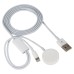 Беспроводное зарядное устройство для Apple Watch 2в1 с кабелем Lightning с проводом USB