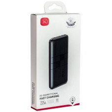Внешний аккумулятор Power Bank XO Life PR-238, 10000 mAh 22,5 Вт, дисплей, поддержка QC+PD, черный
