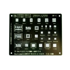 Трафарет BGA IC Mijing T-0,12mm HW-4 EMMC/EMCP/Qualcomm/WTR/HI6421A/HI6421B/HI6551/HI6421GFC/HI6555/HI6553/HI6561/HI6422/HI6523/HI6522/BGA254/BGA221/BGA186/BGA162/BGA169/BGA153/WTR1605L/WTR1625L/WTR3905/WTR3925/WFR1620/WTR4905/WTR4605/WFR2600/WTR2955