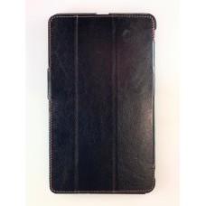 Чехол книжка для Samsung T320/T325 черно-оранжевый