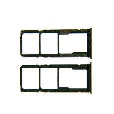 Держатель сим/карты памяти (Sim/Flash card holder) для Xiaomi Redmi 9A/Redmi 9С black
