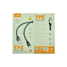 Кабель USB для iPhone Lightning LDNIO LS441 резиновый