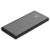 Внешний аккумулятор Power Bank AMFOX APB-510, 10000 mAh, Li-Pol, 2,4A вх/вых, USBx2,  microUSB, Type-C, черное