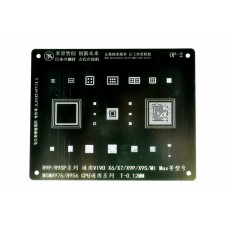 Трафарет BGA IC Mijing T-0,12mm OP-2 Oppo/Realme R9P/R9SP/Vivo X6/X7/X9P/X9S/M1 Max/MSM8976/MSM8956/SDM650 CPU