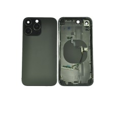 Корпус для iPhone XR в виде iphone 15 Pro/16 Pro black+шлейф кнопок вкл/громкости+sim holder