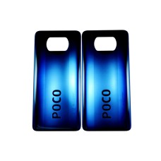 Задняя крышка для Xiaomi Poco X3/Poco X3 Pro NFC (M2007J20CG) blue