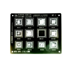 Трафарет BGA IC Mijing T-0,12mm MT-1 MTK CPU MT6732/MT6750/MT6797W/MT6595/MT6589/MT6755/MT6795/MT6735/MT6580A/MT6572A/MT6582