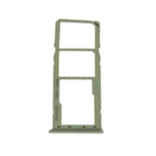 Держатель сим/карты памяти (Sim/Flash card holder) для Samsung A205/A20(2019)/A21s/A217/A305/A30(2019)/A325/A505/A50(2019)/A515/A705 Sim2+Flash silver