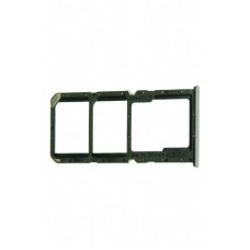 Держатель сим/карты памяти (Sim/Flash card holder) для Oppo A74 4G (CPH-2219)/Realme 8 4G/Realme 8 Pro (RMX 3085) silver (хром)
