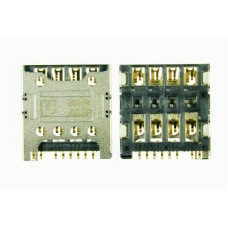 Разъем сим карты для  LG E988/H818/D335/H502/H422/H522y/K130/Huaweu Honor 4X/G630/Honor 3/3X/LG D618/Xiaomi Redmi 2ORIG100%