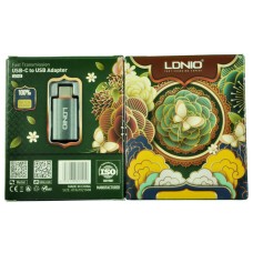 Переходник OTG USB-Type-C LDNIO LC140 металлический