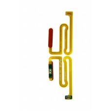 Шлейф для Samsung SM-A125/A127/A135/M127/M12/M225+кнопка включения без сканера отпечатка red