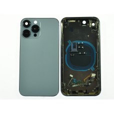 Корпус для iPhone XR в виде iphone 14 Pro blue+шлейф кнопок вкл/громкости+sim holder