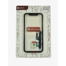 Тачскрин для iPhone 11+OCA+стекло+рамка black G+OCA PRO