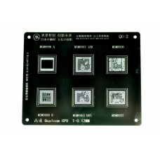 Трафарет BGA IC Mijing T-0,12mm QU-2 Qualcom CPU MSM8998A/MSM8998B/MSM8953 1AB/MSM8953 B01/MSM8916/MSM8937